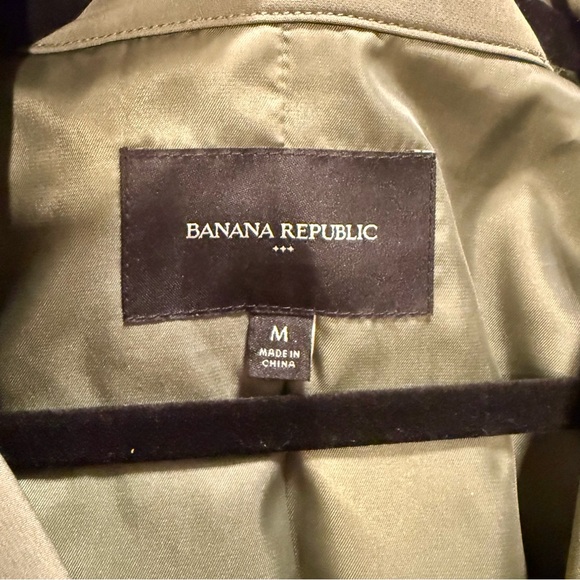 Banana Republic Cropped Utility Flight Jacket EUC Like New - Picture 7 of 8